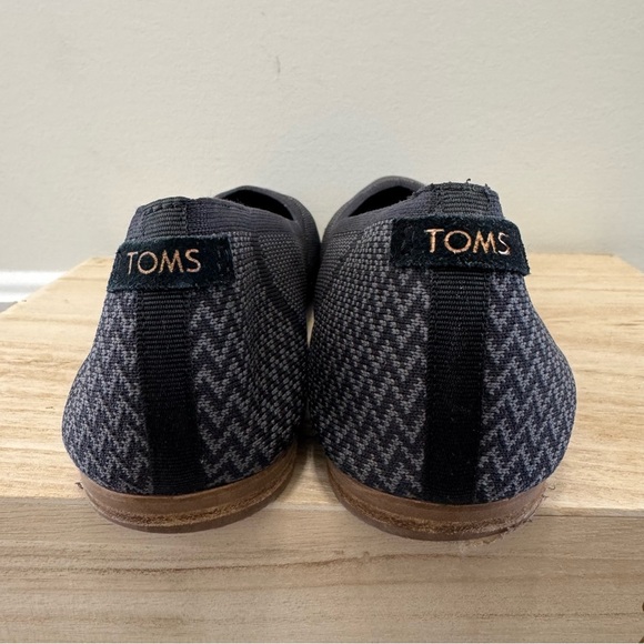 Toms Navy Blue Jutti Neat Loafer Flat 11 - Picture 5 of 9